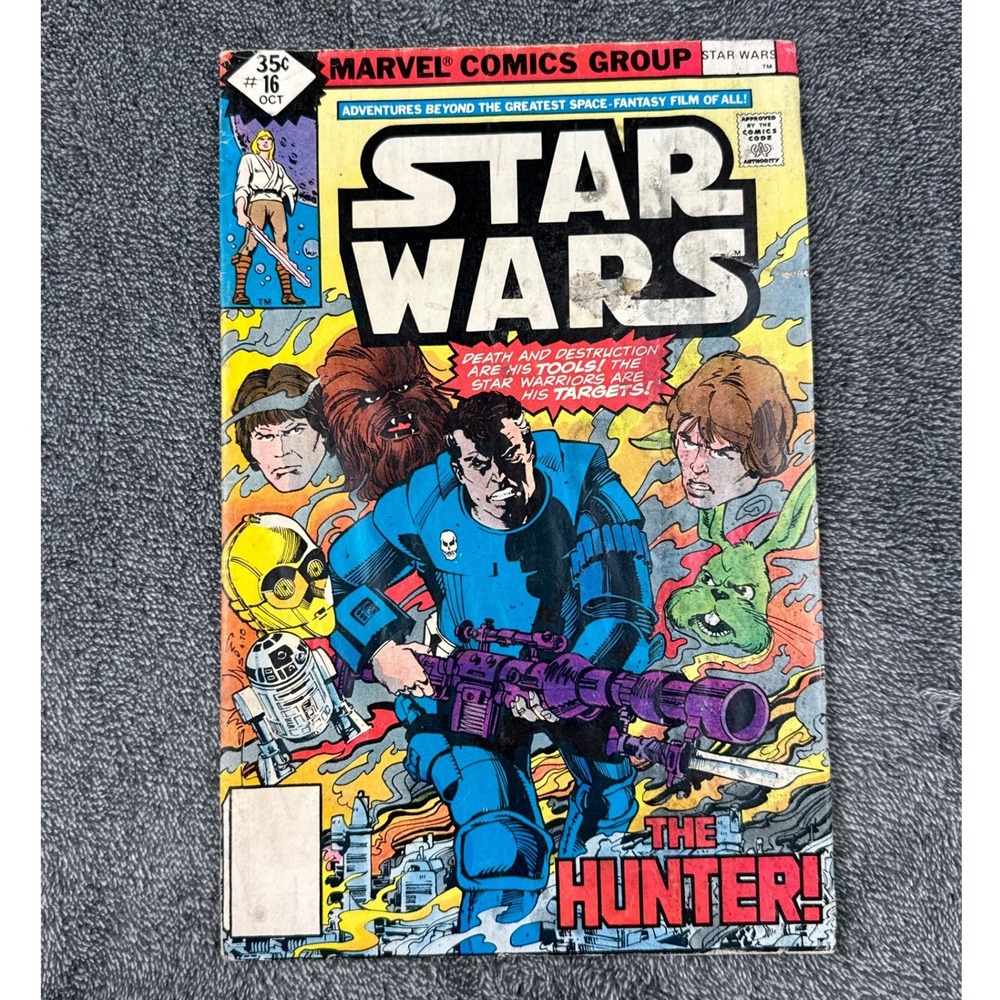 Marvel Comics Star Wars #16 Oct 1978 The Hunter Valance Bronze Age Vintage Comic